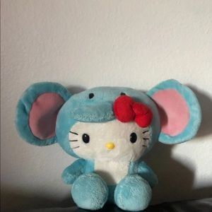 Hello Kitty Blue Elephant plush